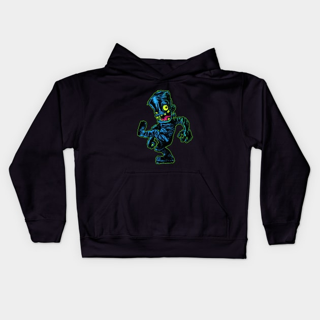 Monsta Stompa Kids Hoodie by butcherbrand